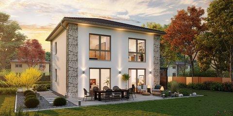 Stadtvilla Potsdam von HELMA: Hausbau in Potsdam Stadtvilla Potsdam von HELMA: Hausbau in Potsdam