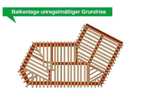 Balkenlage unregelmäßiger Grundriss Balkenlage unregelmäßiger Grundriss