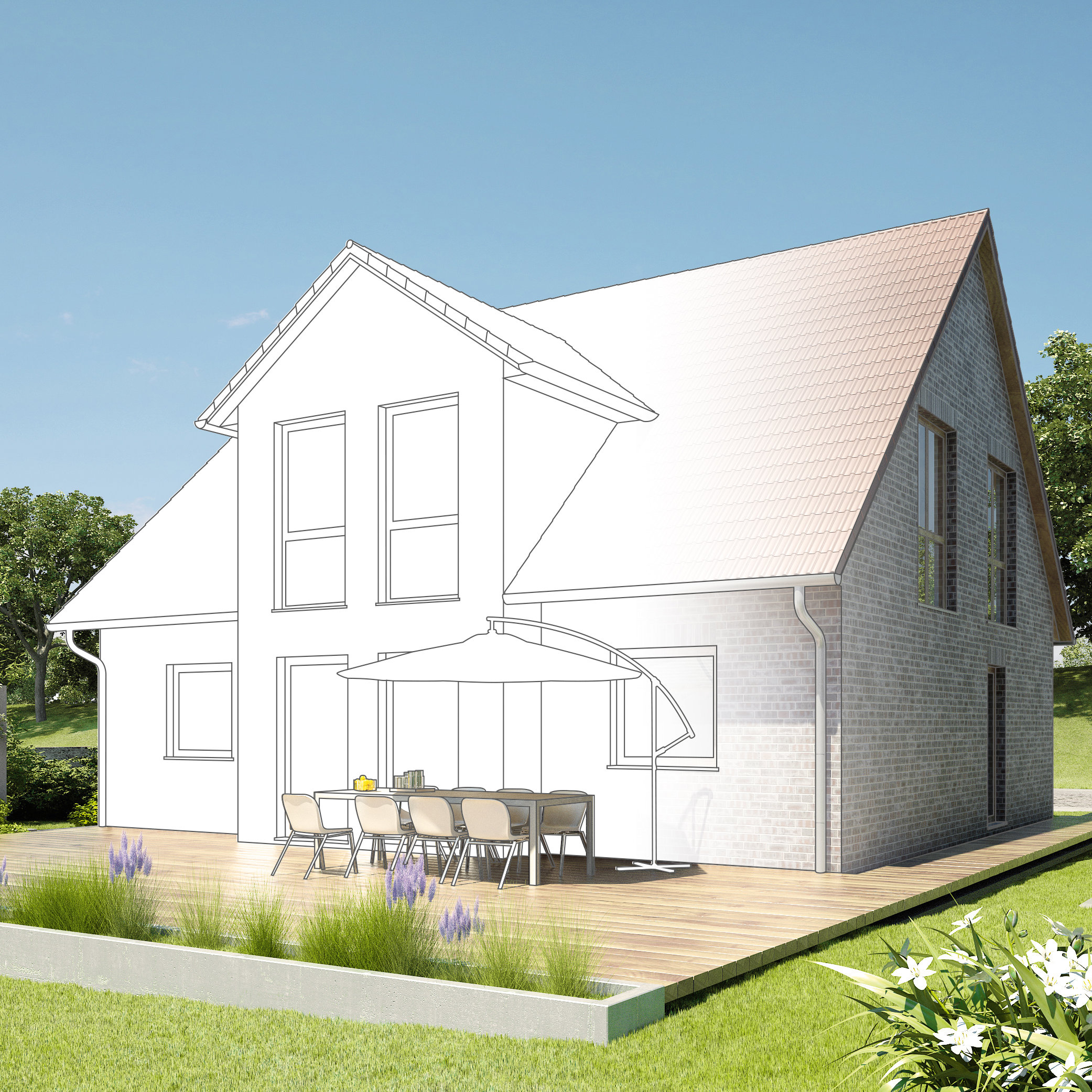 Haus individuell bauen - Mit HELMA Haus individuell bauen - Mit HELMA